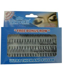 Victorus Ultra Thick And Fuller Lashes With Free Bonus Row