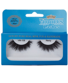 Luxury Pure Real Mink Fur And Handmade VM108 Nesty Lashes