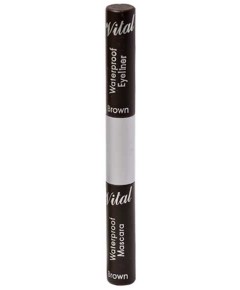 Duo 2 In 1 Waterproof Mascara And Eyeliner Brown