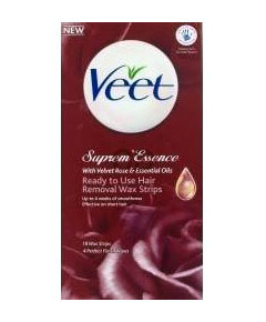 Veet Suprem Essence Hair Removal Wax Strips