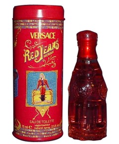 Versace Red Jeans Woman