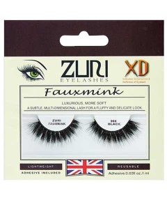 Zuri Fauxmink Eyelashes 999 Black