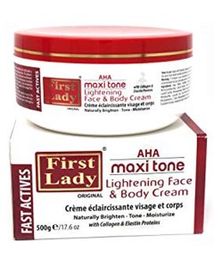 First Lady AHA Maxi Tone Lightening Face And Body Cream