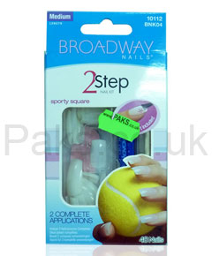 Broadway 2Step Nail Kit Sporty Square BNK04