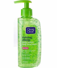 Clean And Clear Morning Energy Shine Control Daily Facial Wash