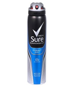 Sure Men 48H Cobalt Dry Anti Perspirant Deodorant Spray
