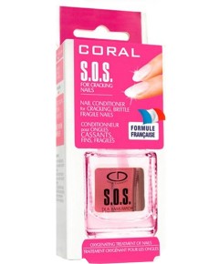 Coral SOS Calcium Nail Builder Base Coat