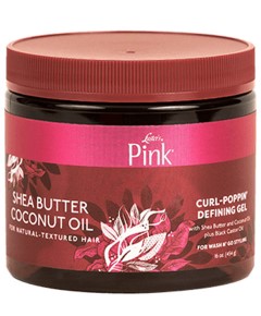 Pink Shea Butter Coconut Oil Curl Poppin Defining Gel
