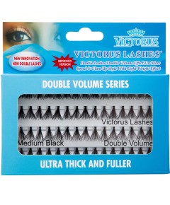 Double Volume Series Ultra Thick And Fuller Medium Black Lashes