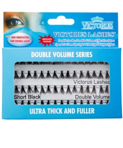 Double Volume Series Ultra Thick And Fuller Short Black Lashes