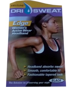 Dri Sweat Edge Womens Active Wear Headband