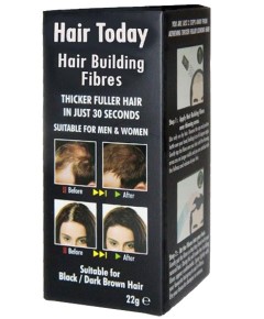 Hair Today Hair Building Fibres For Black And Dark Brown Hair