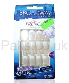 Broadway Fast French 24 Nails BFD03