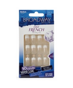 Broadway Fast French 24 Nails BFD05