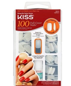 Kiss 100 Full Cover Short Square Nails