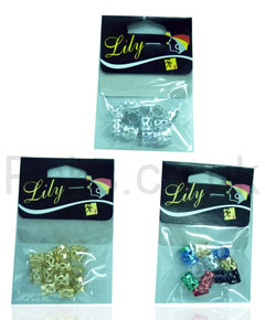 Lily Metal Hair Beads