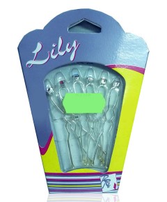 Lily Hair Pins with Diamond PD1