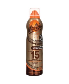 Continous Spray Bronzing Tanning Oil With Coconut SPF15