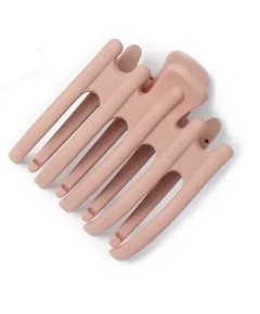Recycled Matt Finish Claw Clamp Milky Coffee Browns 9437