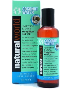 Coconut Water Hydration And Shine Weightless Hair Oil
