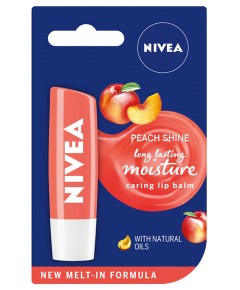 Nivea Long Lasting Moisture Peach Shine Lip Balm