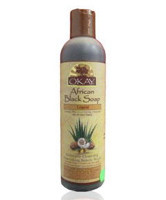 OKAY African Black Soap Liquid
