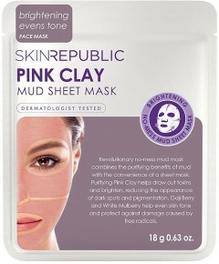 Skin Republic Pink Clay Mud Sheet Mask