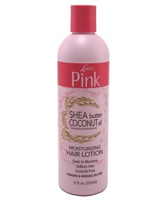 Pink Shea Butter Coconut Oil Moisturising Hair Lotion