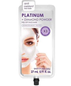 Skin Republic Platinum Plus Diamond Powder Peel Off Face Mask