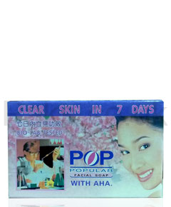 Pop Popular Facial Soap With AHA