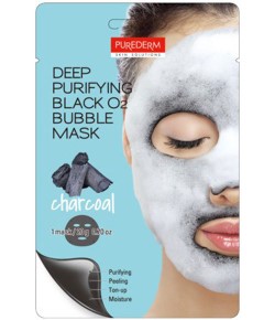 Purederm Deep Purifying Black O2 Bubble Mask 