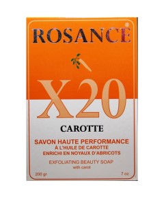 X 20 Exfoliating Beauty Soap with Carrot