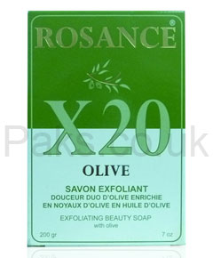 X 20 Exfoliating Beauty Soap With Olive