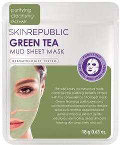 Skin Republic Green Tea Mud Sheet Mask