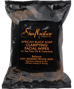 African Black Soap Clarifying Facial Wipes