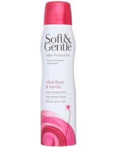 Soft And Gentle 48H Wild Rose And Vanilla Anti Perspirant Deodorant