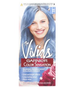 The Vivids Color Sensation Daring Permanent Hair Color Cream Aqua Blue