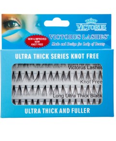 Knot Free Ultra Thick And Fuller Black Long Lashes